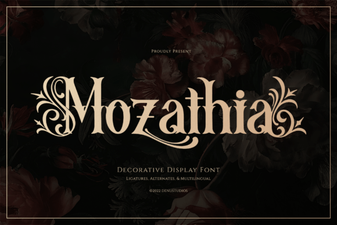 Mozathia Font: Design Inspiration & Creative Projects