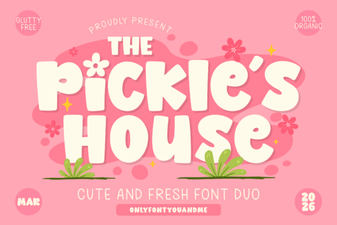 Design with the Pickles House Font