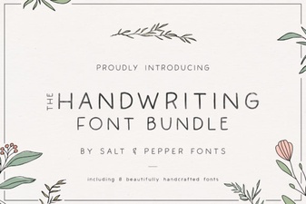 Craft Authentic Projects with Handwriting Fonts