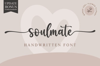 The Soulmate Font for Creative Projects