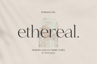 Ethereal Fonts for Creative Design Projects